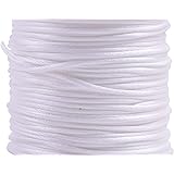 KONMAY 80 Yards 1.0mm Nylon Rattail Satin Silk Trim Cord Beading String for Chinese Knotting, Kumihimo, Beading, Macramé, Jew
