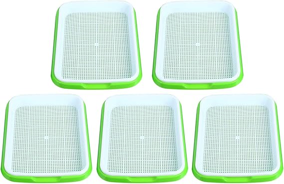 Homend Bandeja de germinación de semillas, 5 unidades, sin BPA, bandeja
