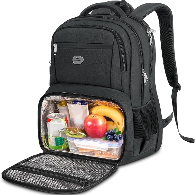Zaino Porta PC Porta Pranzo Termico, Zaino Lavoro Uomo Donna Grande