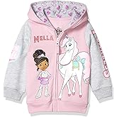 Nickelodeon Girls' Toddler Nella The Princess Knight Zip-up Hoodie