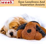 WEOK Puppy Heartbeat Toy for Anxiety Relief - Crate Training Plush Friend view 2