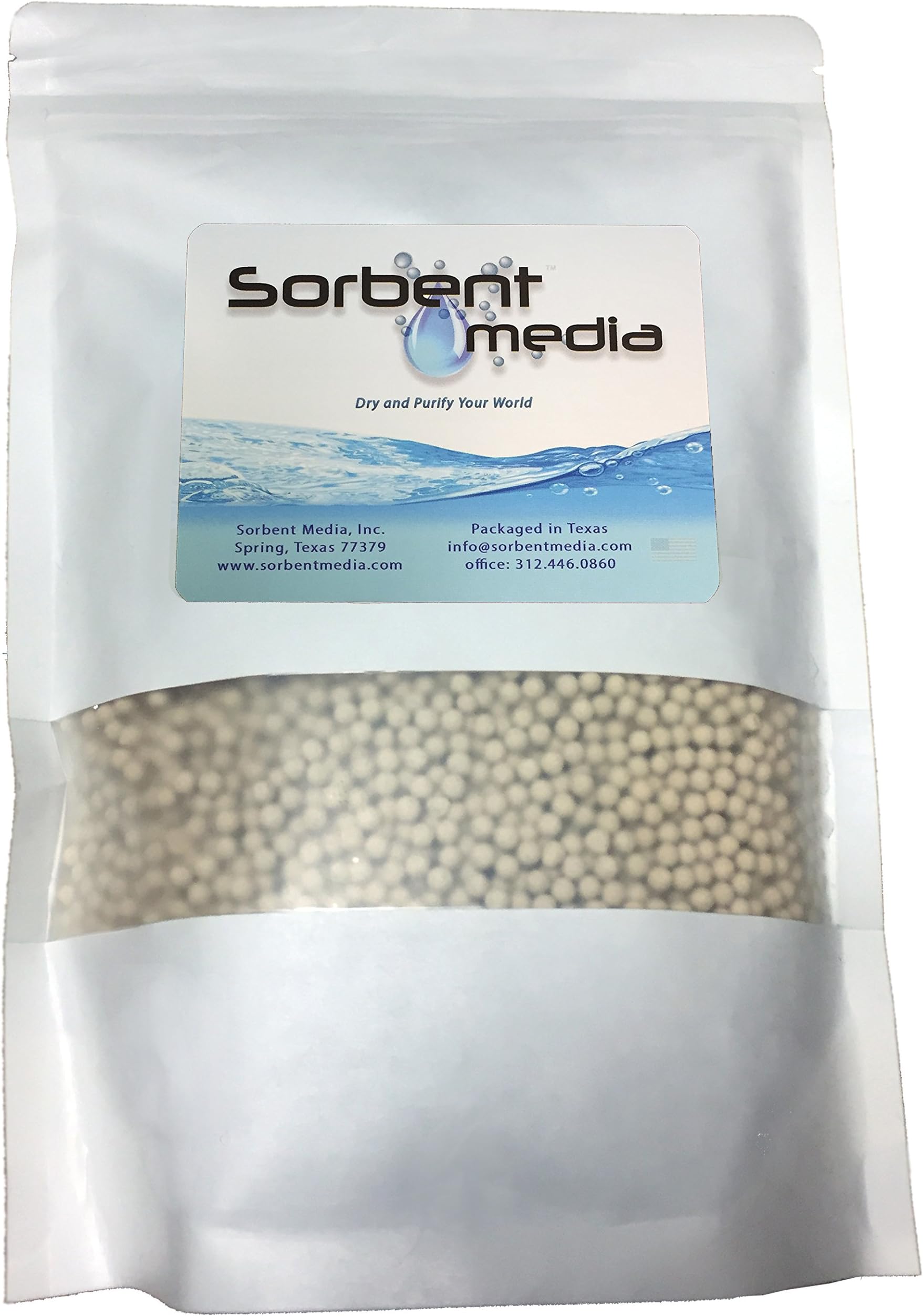 4A Molecular Sieve 4X8 Mesh, One Pound, Environmentally Friendly Product and Packaging can Clean, Purify, or be Used as a Desiccant in the Open Air, This Zeolite Has Small Pores That Adsorb Water, 1lb