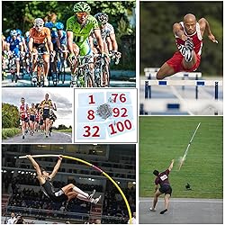 UISKOOPW Tyvek Race Bibs Running Numbers Bibs with
