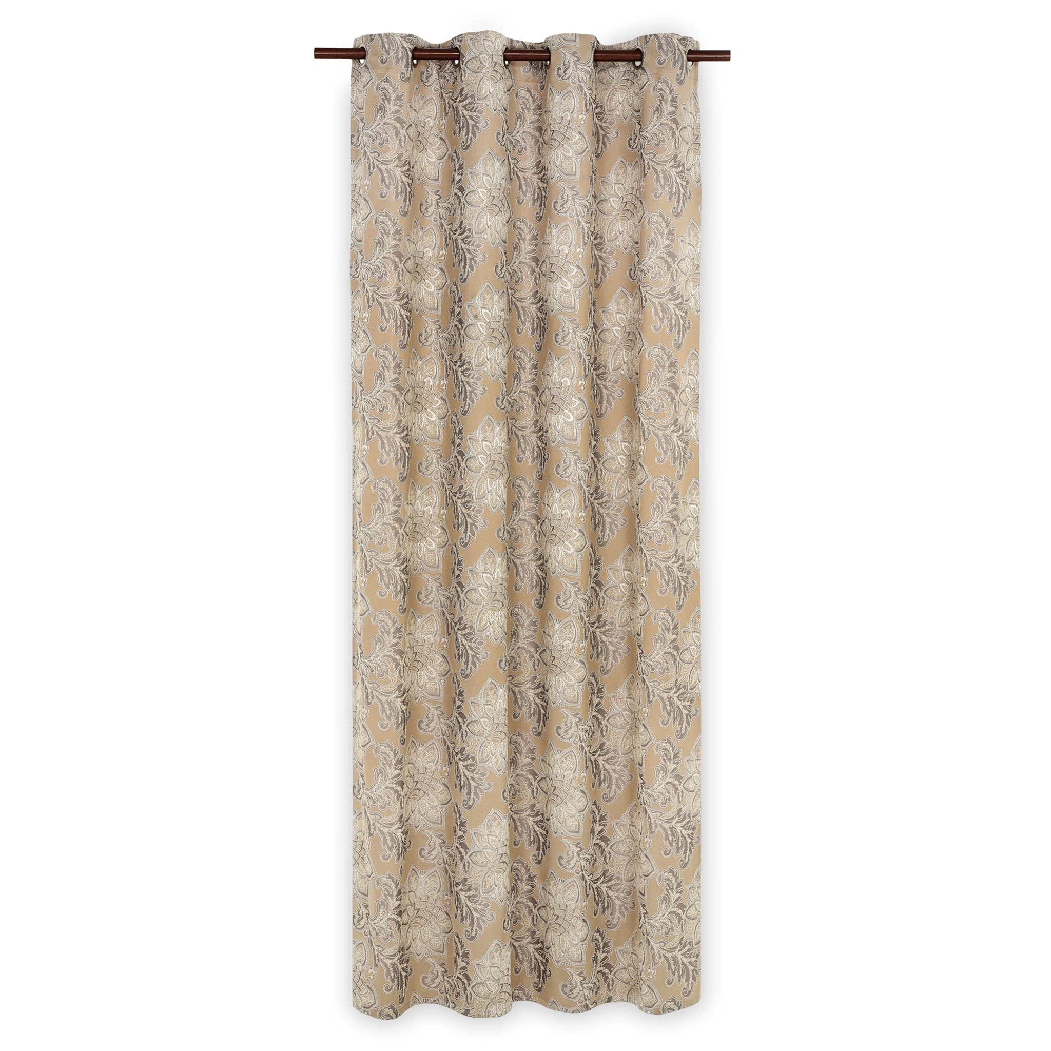 Deco Mex VAEK29619 ANNECY Curtain Polyester Grey Normal Size