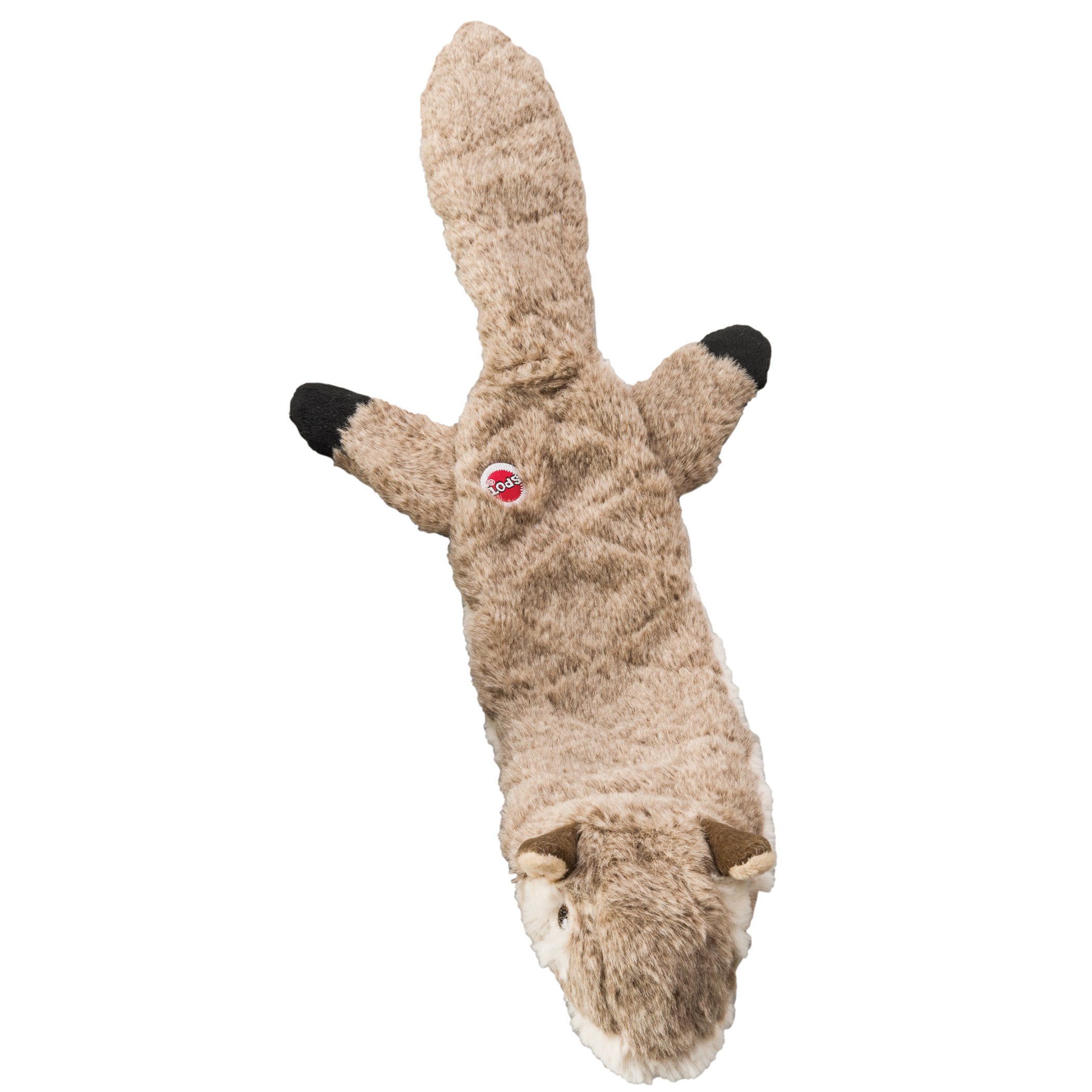 SPOT Ethical Pets Squirrel Skinneeez Extreme Stuffingless Quilted Dog Toy, 23"