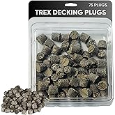 75 Plugs for Decking 1/4&rdquo; Plug Deck Original Trex Composite - Enhance Clam Shell