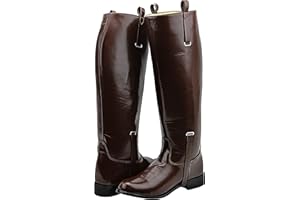 Hispar Women Ladies Dignity Dress Dressage Horse Riding Boots Stylish Fashion Equestrian Pull On Brown