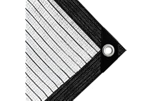 BXAEYIPOR Aluminet -Shade Cloth for Garden Pergola Cover10 x10 Ft, 80% Reflective Tarp for Outdoor Pergola Cars Tent Cover Dog Kennel Shade. Aluminet Shade Cloth with Edges and Holes,Silver Reflective Tarp