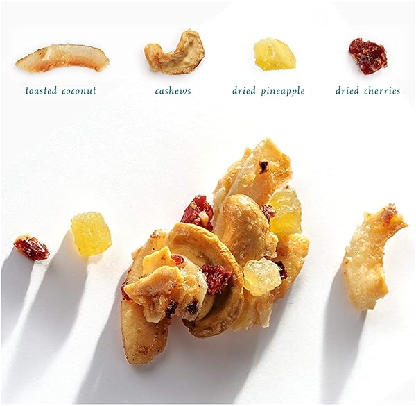 SAHALE SNACKS PINEAPPLE RUM CASHEW COCONUT SNACK MIX, 4.5 OUNCES