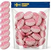 Bubs Swedish Candy - Wild Strawberry Pomegranate Sweet Ovals, Authentic Swedish Flavor in Every Bite, Perfect for Satisfying Your Sweet Tooth (1/2 LB)