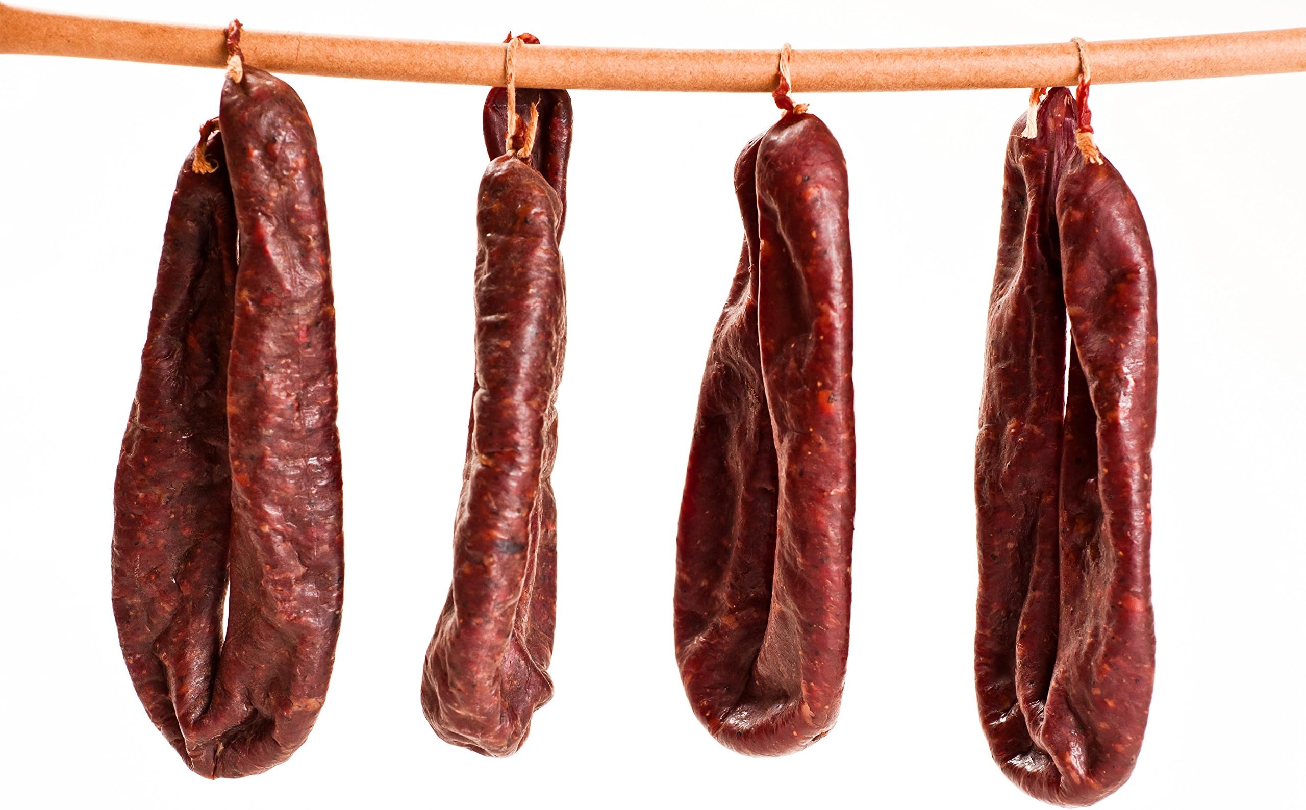 Venison & Pork German Style Dried Sausage (Single Pack (4 links))