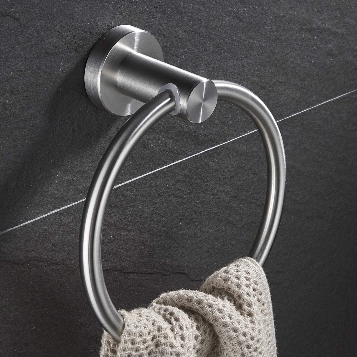 Marmolux Acc Bathroom Hardware Set 5 Piece Hand Towel Holders Bathroom Towel Rack Towel Bar Set Heavy Duty Wall Mounted Bathroom Fixtures SUS304 Stainless Steel Brushed: Kitchen & Dining