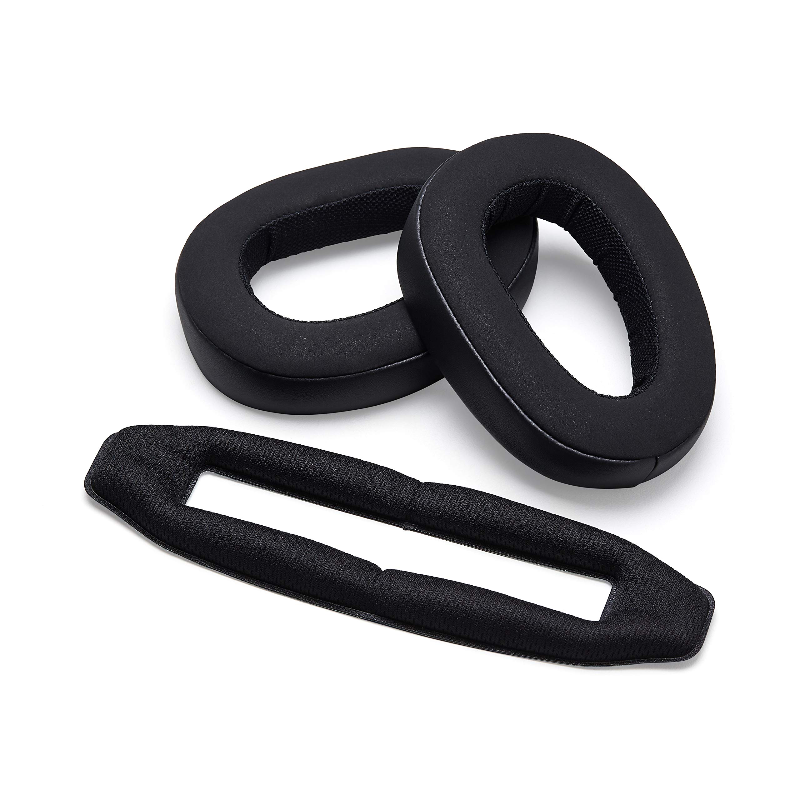 AHG Accessory House Global Replacement Ear Pads and Headband for Sennheiser GSP 500, 550, 600, 670 Headphones. Premium Protein Leather, Alcantara, Soft High-Density Foam, Easy Installation