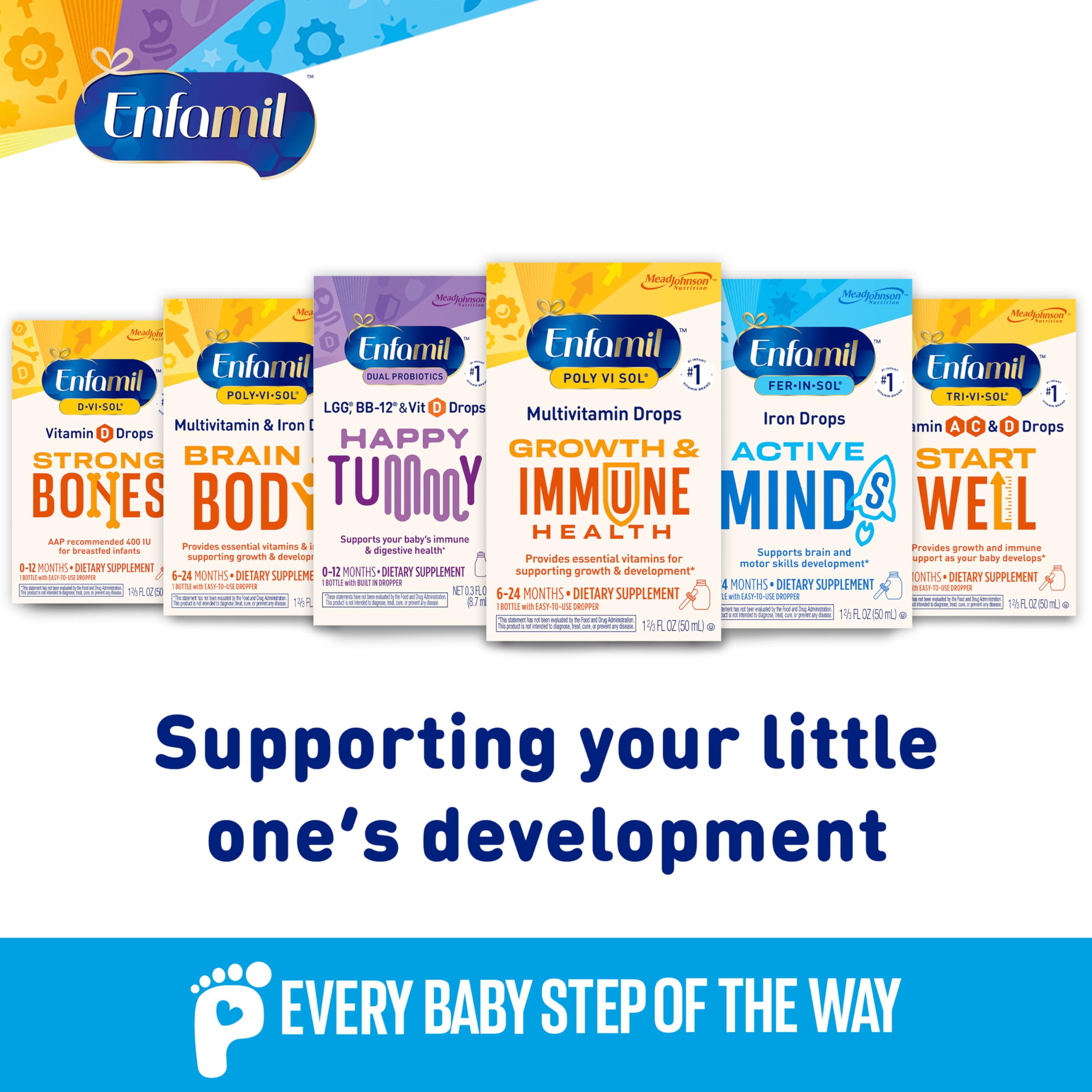 Enfamil PolyViSol Liquid Multivitamin Supplement for Infants and