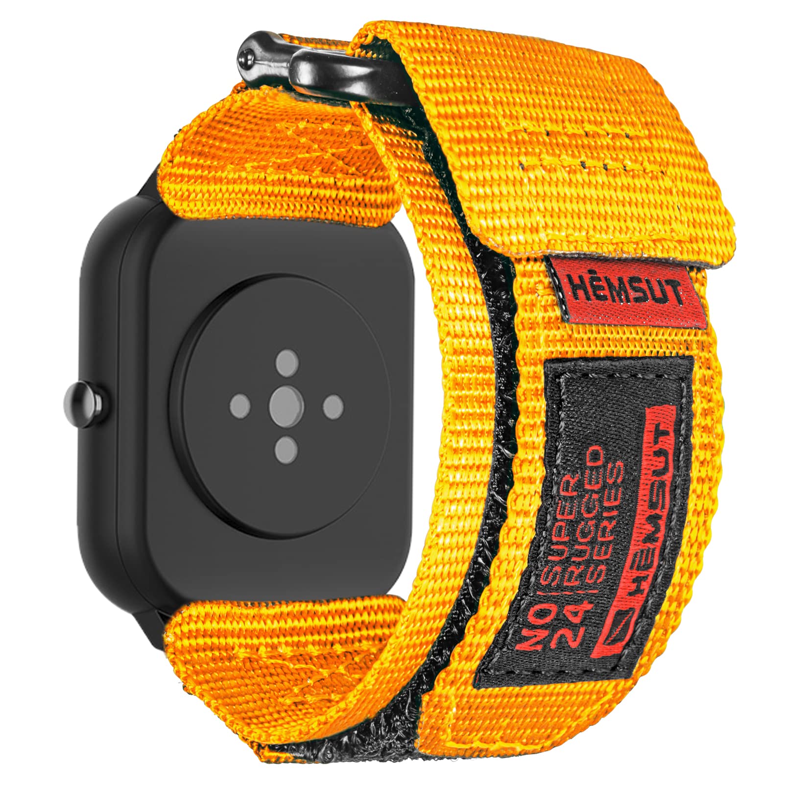 torbollo Watch Bands Compatible with Amazfit, Rugged Nylon Sports Strap With Velcro Woven Loop Design for Amazfit GTS 4/4 Mini/3/2 /2e/2 mini, Bip 3 Pro / 3/U Pro/Bip/Lite/S/S lite