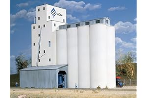 Walthers Cornerstone Series Kit HO Scale ADM Grain Elevator & Accessories