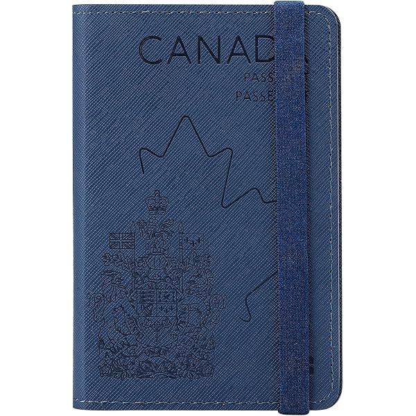 Porte-passeport étanche En Faux Cuir Bleu - Organisateur De Voyage Avec Poche Pour Documents Et Cartes - 10