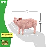 Schleich Farm World Pig Toy Figurine - Realistic Animal 2.3 inch Kids 3+ view 5