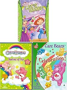 Party Dance Strawberry Shortcake & Bear Tales + CareBears Festival of Fun TV Episodes Care Bears Celebration Triple Pack Laugh / Parade / Trains / Big top / Fair / Music Video