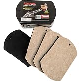 EZ Moves Furniture Slides for Hardwood, Tile, Luxury Vinyl, and Other Hard Surface Floors, 8&rdquo; Long x 5&rdquo; Wide (4 Slides per Set)