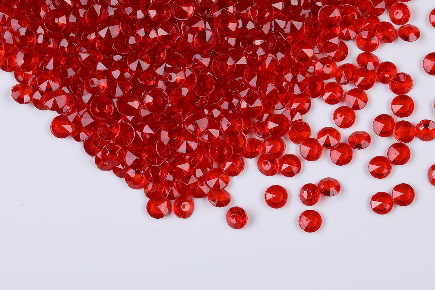 Vase Fillers - Gintoaria 1000pcs Platic Acrylic Gems Fake Acrylic Diamonds Vase Filler Beads Faux Diamond Crystals Jewels for Makeup Brushes Holder Table Scatter Confetti Party Arts Crafts Birthday Wedding Decor