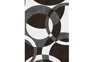 YAKOLECI Latch Hook Kits for Adults, Color Printed Rug Handmade Arts Carpet for Festival Gift Home Decoration 23.6'' X 15.8'' (Endless Circle), (Y-20)