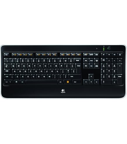 Amazon.com: Logitech Wireless Illuminated Keyboard K800 : Electronics