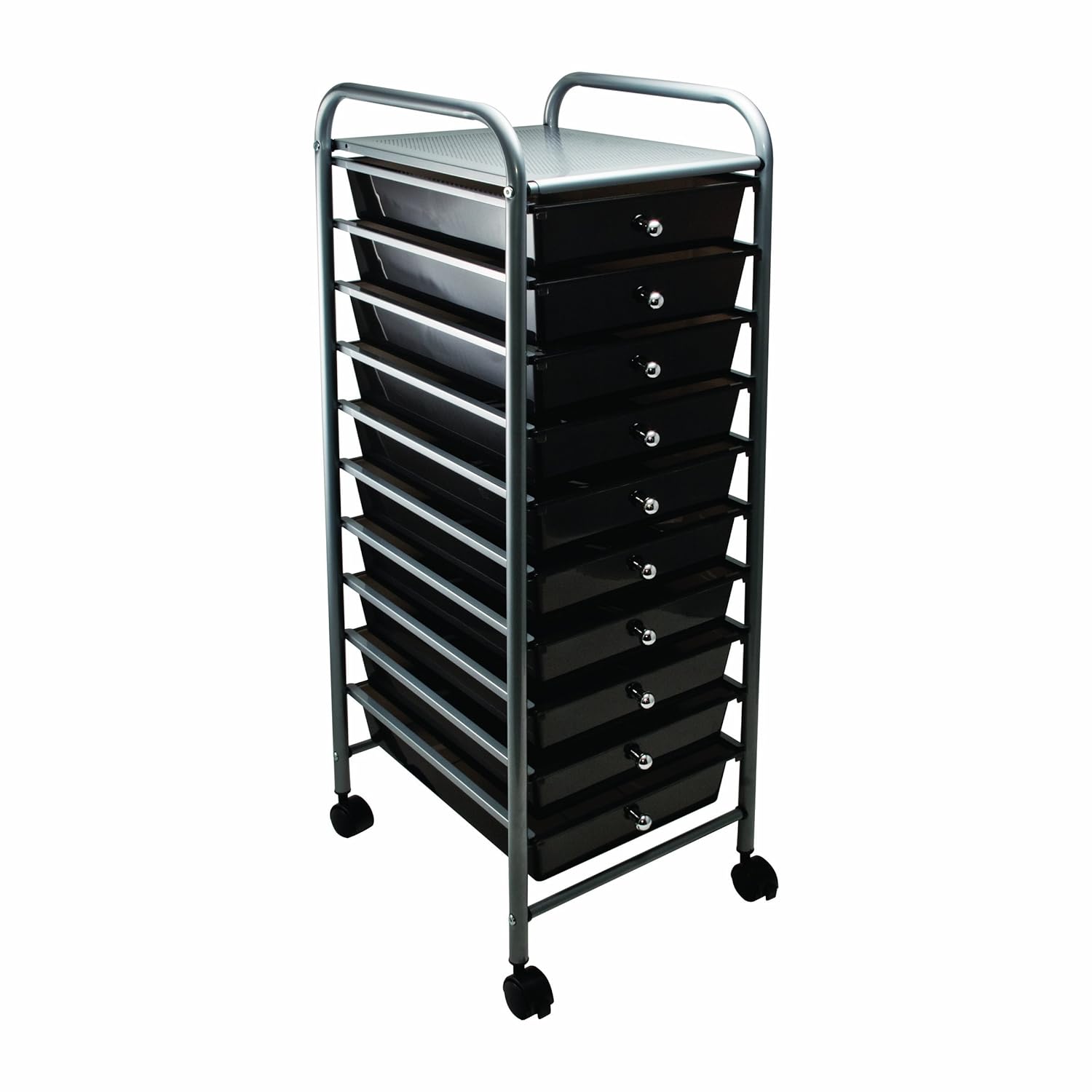 Advantus 10 Drawer Rolling File Organizer Cart 37 6 X 13 X 15 4