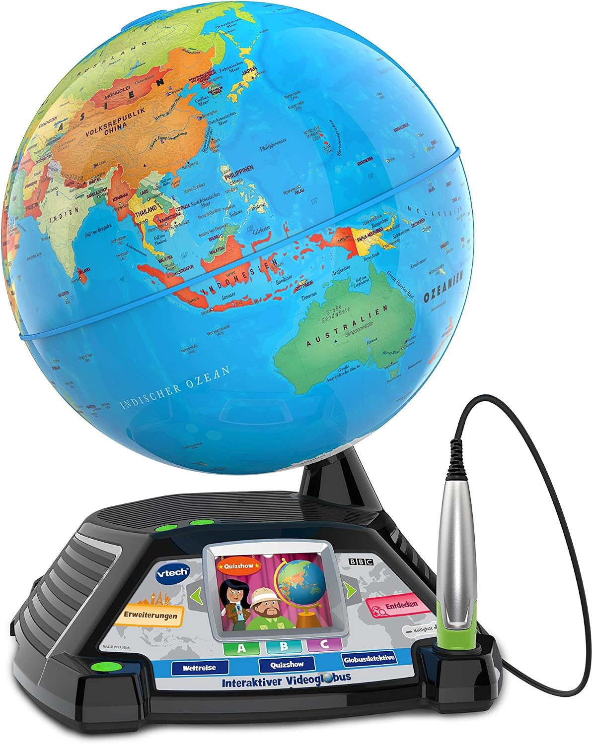 Vtech 80-605404 Interactive Video Globe, Learning Globe, Normal Packaging, Multi-Colour, Multicoloured - Image 5