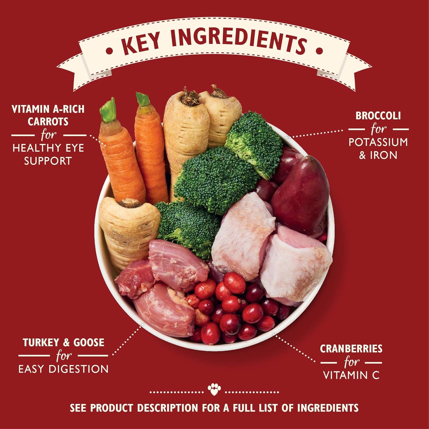 Lily's Kitchen Christmas Spectacular Three Bird Feast with Turkey - Grain Free Adult Wet Dog Food (6 Tins x 400 g) - Image 4