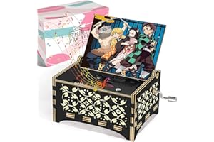 JRHOLIYUE Demon Music Box Gifts for Anime Lovers | Music Box Play Demon Theme Song | Anime Merch Gifts for Girls On Birthday Christmas.