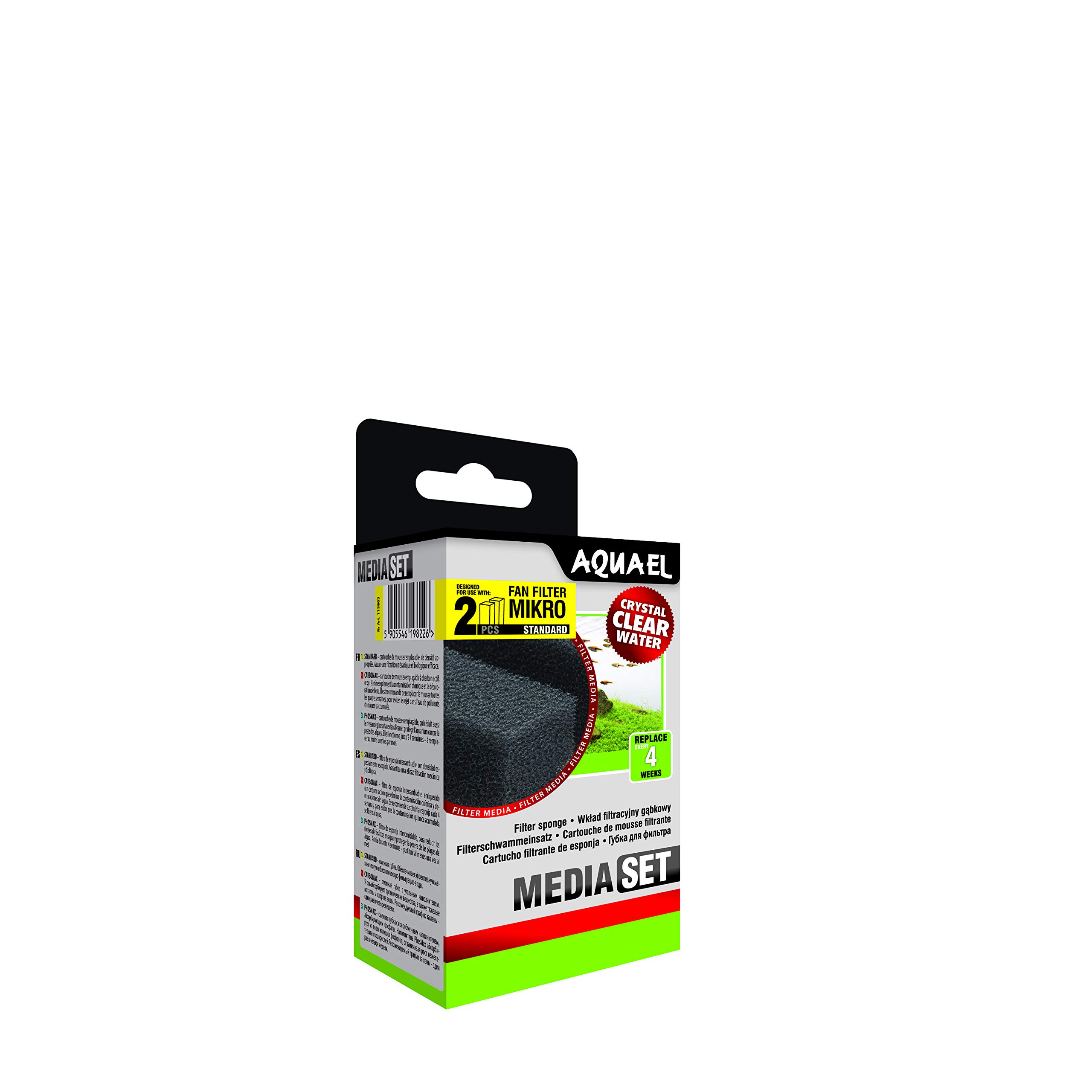 AQUAEL Sponge Fan Mikro Plus, 2-Pieces