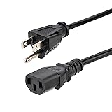 StarTech.com 1ft (30m) Computer Power Cord, NEMA