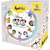 Spot It! Disney 100 Years of Wonder Card Game | Fast-Paced Symbol Matching Observation Fun Family Game for Kids and Adults | 