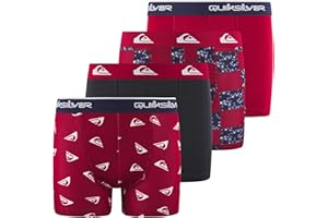Quiksilver Boys Underwear 4 Pack Boxer Briefs for Boys 6-18 Durable Stretch Breathable Moisture Wicking