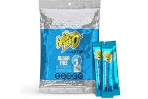Sqwincher Zero Qwik Stik, Mixed Berry, Sugar Free, Low Calorie, Low Sodium Electrolyte Powder Hydration Drink Mix, .11 0z Packet (Pack of 50)