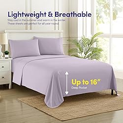 1500 Supreme Collection Twin XL Sheet Sets Lilac