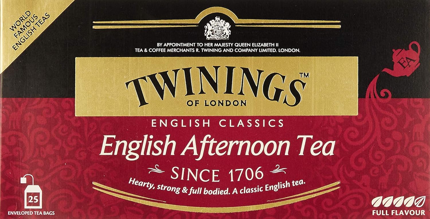 Twinings English Afternoon 25 Tea Bags, 50 g Amazon.in Grocery