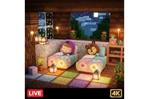 Masha and the Bear craft Forest: Winter Holiday Fun & Cozy Cabin Sleep Screensaver for Fire TV & Tablets