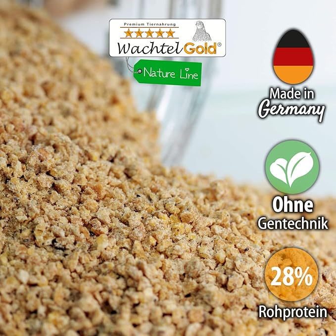 WachtelGold® El alimento para pollos de codorniz Nature ♥ │ 2 ...