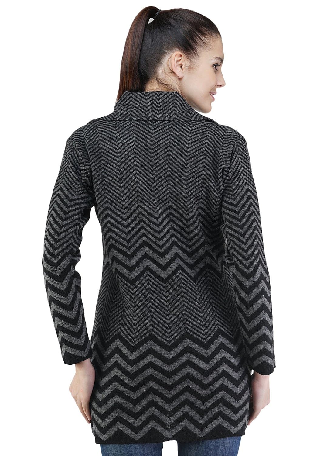 montrex black color stylish women cardigans