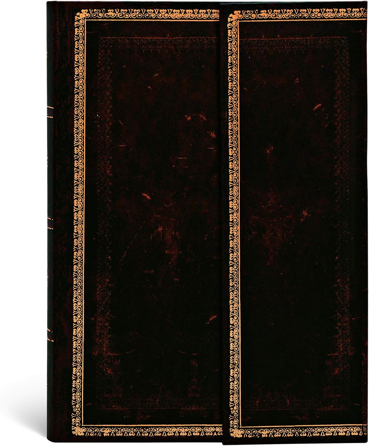 Paperblanks Old Leather Moroccan Flexi Mini Notebook with Lined Pages - Black