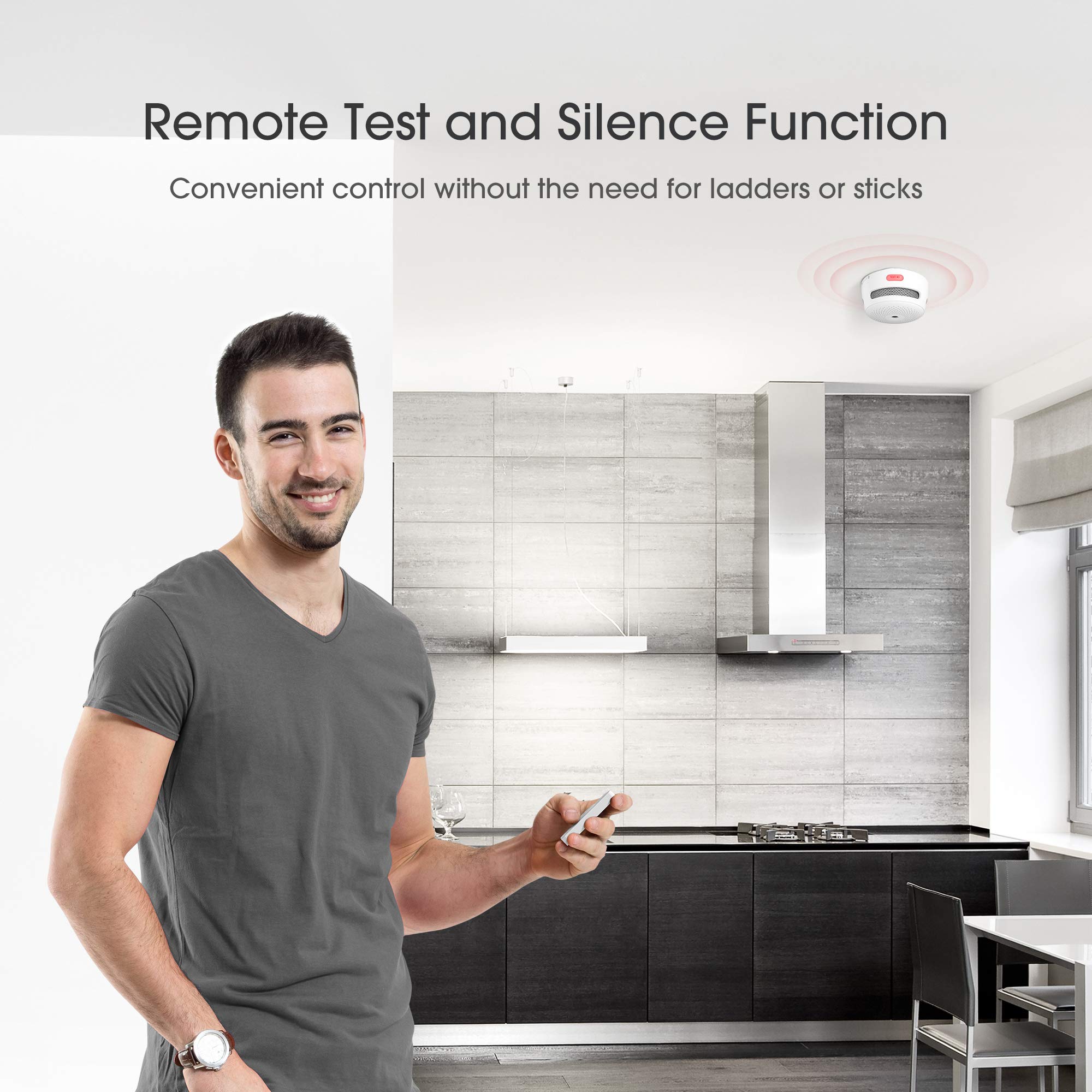 X-Sense Remote Controller RC01 Pro for X-Sense Link+ Wireless Smoke & Carbon Monoxide Detector Alarms (1-Pack)