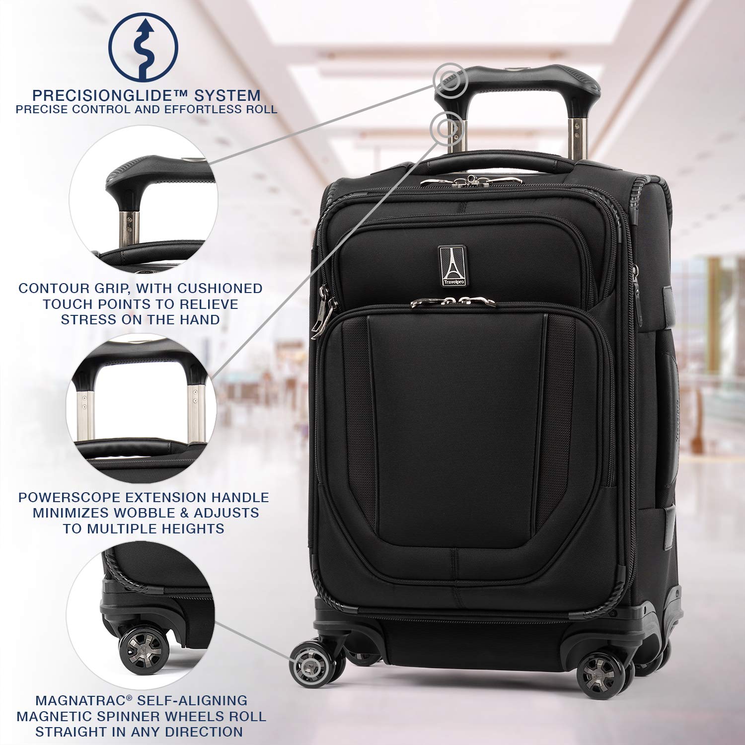 travelpro magnatrac wheels