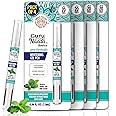 GuruNanda Teeth Whitening Pen,(0.06 fl oz)-20 Uses, Pro Formula - Hydrogen Peroxide Whitening Gel Pen, Enamel-Safe, Cruelty-Free, Vegan, Mint Flavor (Pack of 4)