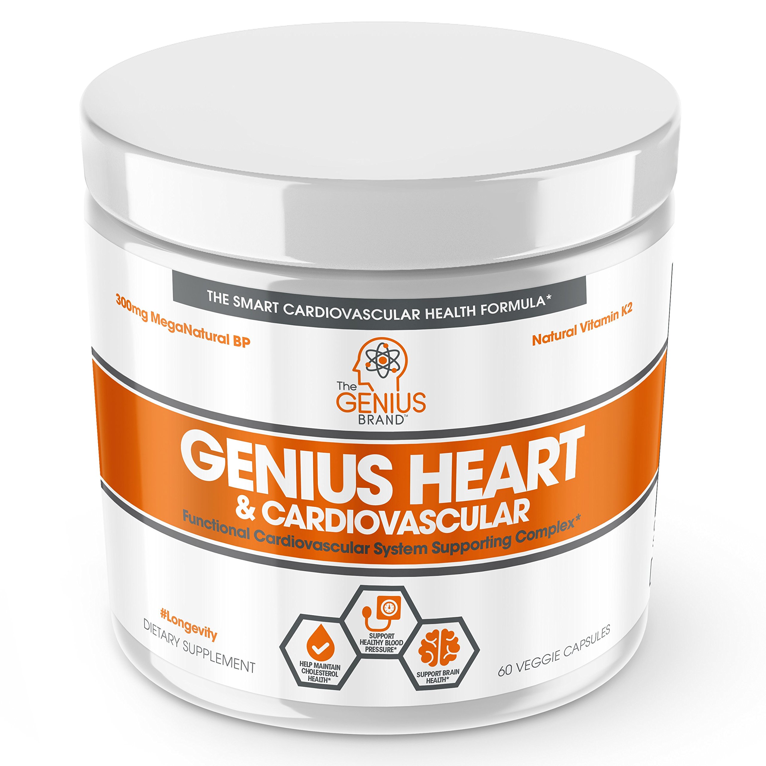 Genius Heart & Cardiovascular Health Supplement Cholesterol Lowering