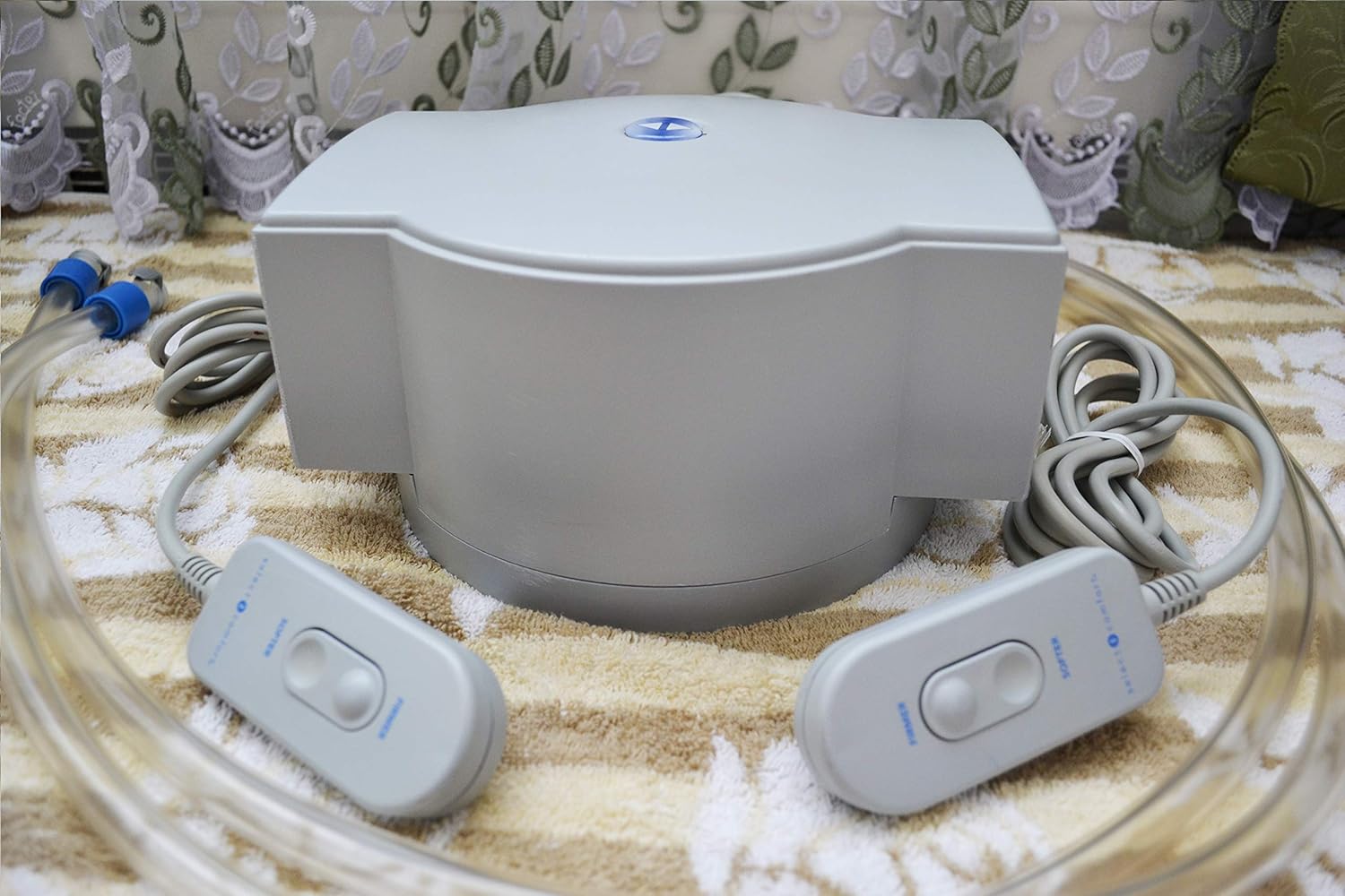 Amazon Com Sleep Number Select Comfort Air Pump Replacement For Dual Chamber Queen King California King Size Mattress 2 Wired Remote Control Model Efcs 2 2 Valve Used Home Kitchen