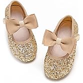GINFIVE Toddler Girls Dress Shoes Mary Janes Ballerina Flats for Girls Shoes Toddler