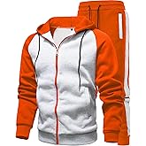 GXAMOY Men's 2 Pieces Tracksuits Running Sports Suits Drawstring Waistband Sweatsuit