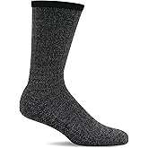 Sockwell Men's Ranger Everyday Crew Sock, Charcoal - L/XL